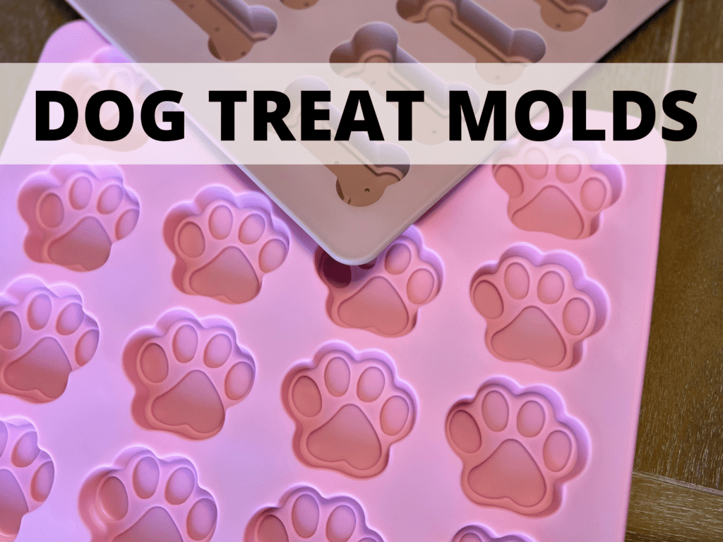 Silicone dog treat molds.